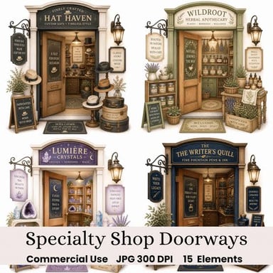 An Etsy storefront page displaying handmade and vintage goods.