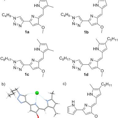 Two chemical structures illustrating compounds with similar molecular frameworks.