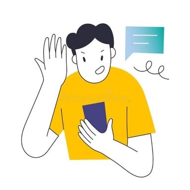 A person showing annoyance after hearing a frustrating remark.