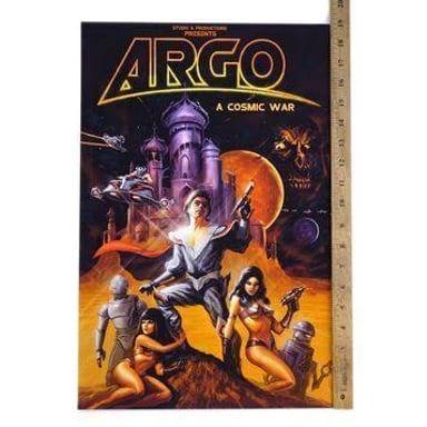 Promotional artwork for the 2012 film Argo, about a covert rescue operation.