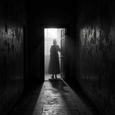 An ominous shadow representing something sinister.