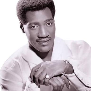 Portrait of soul singer Otis Redding.