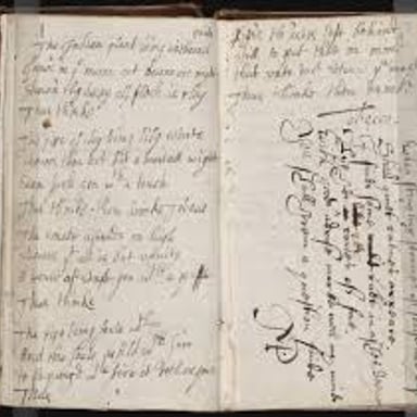 A page of older poetry illustrating the literary use of “ere,” meaning “before.”