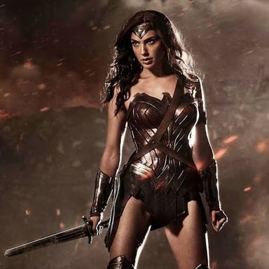 Gal Gadot as Diana Prince, the DC superhero Wonder Woman.
