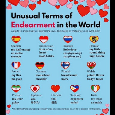 The word “sweets” used as a term of endearment