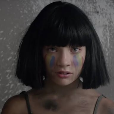 Singer-songwriter Sia, known for the song “Chandelier” and its dance-focused music video.