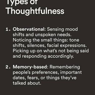 A thoughtful person appearing to perceive something not immediately obvious.