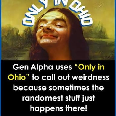A surreal internet meme referencing Ohio.