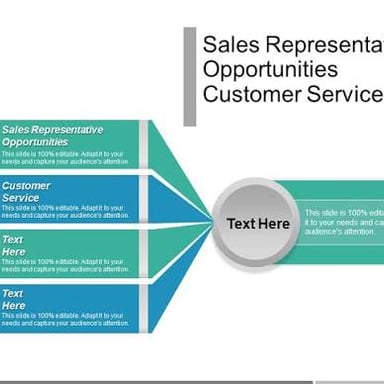 A sales representative discussing a service with a customer