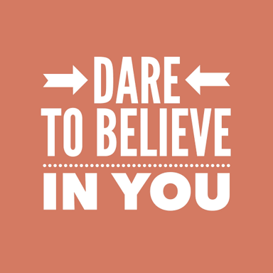 A person daring another to attempt a bold challenge.