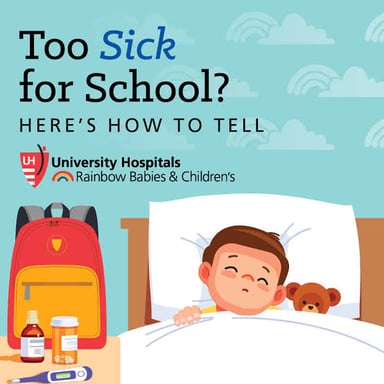 A child resting at home while ill.