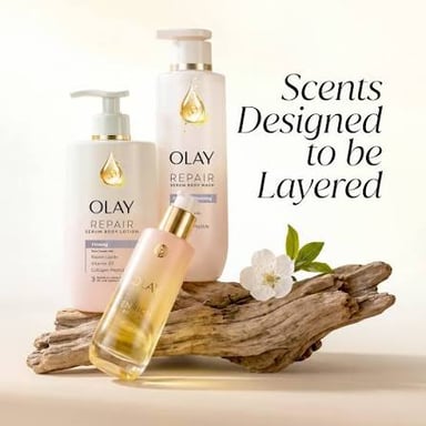 Olay skin-care products displayed together