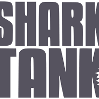 Promotional branding for ABC’s Shark Tank, a show where entrepreneurs pitch investors.
