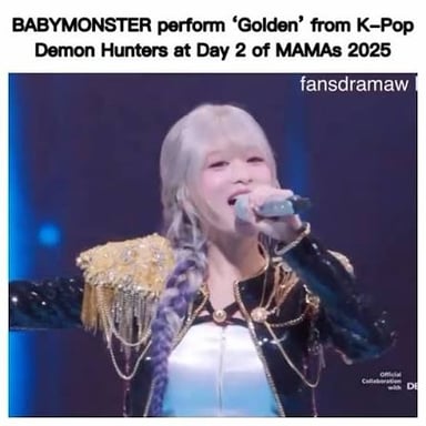 A performance associated with the song “Golden”
