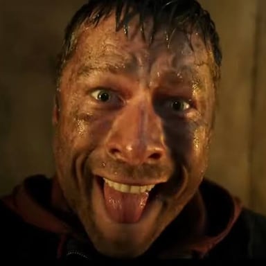 Actor Glen Powell in promotional imagery for the 2025 film The Running Man.