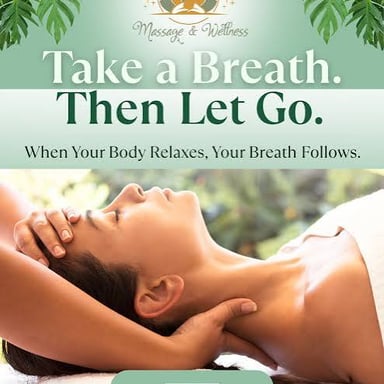 A person resting comfortably at a spa.