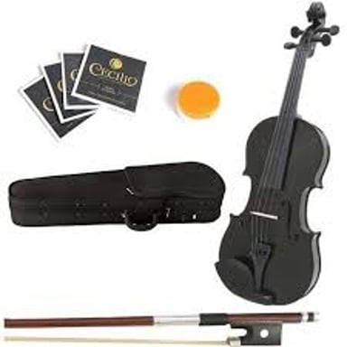 A viola, a bowed string instrument slightly larger than a violin.