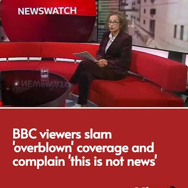 A news story illustrating a person receiving public criticism.