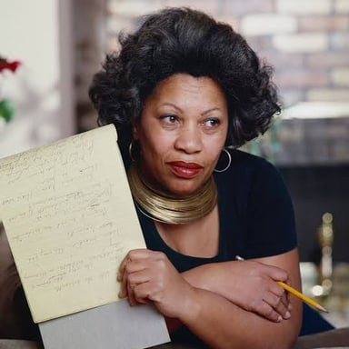 A portrait of author Toni Morrison.