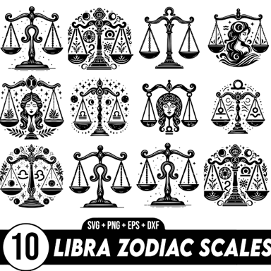 The scales symbol associated with the Libra zodiac sign