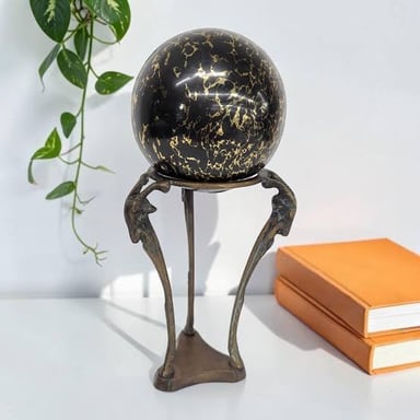 A smooth, spherical object shown by itself.