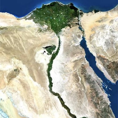 A view of the Nile River in Egypt.