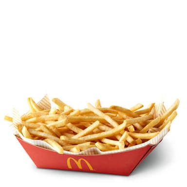 A basket filled with French fries
