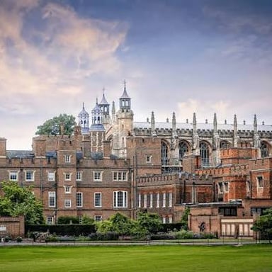 A historic building at Eton College in England.