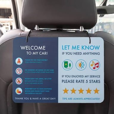 A car associated with the Uber rideshare service