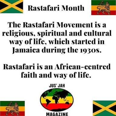 A visual overview of Rastafari, the Jamaican religious and cultural movement associated with the name Jah.