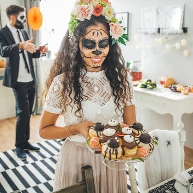 Party decorations arranged around a shared theme.