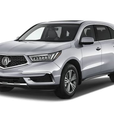 An Acura luxury vehicle displaying the Acura emblem.