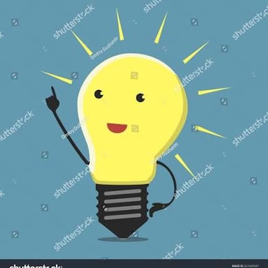 A glowing light bulb symbolizing a sudden insight.