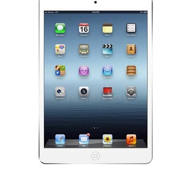 An Apple iPad tablet computer