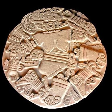Stonework associated with the Aztec, or Mexica, civilization.