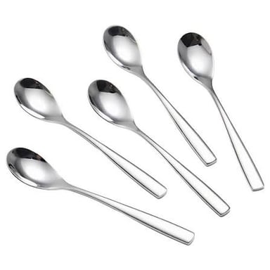 A small amount of cream on a spoon