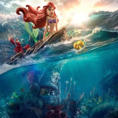 Ariel, the red-haired mermaid princess from Disney’s The Little Mermaid.