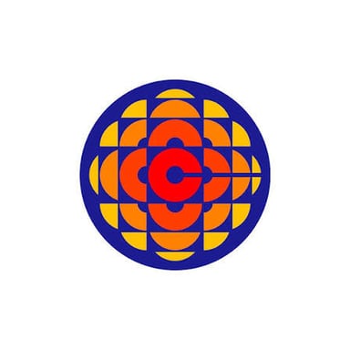 The logo of the Canadian Broadcasting Corporation