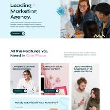Marketing campaign webpage reached through a promotional link