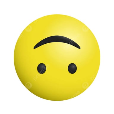 A simple face with a downturned mouth representing sadness