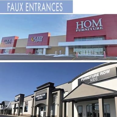 A branded retail business represented by storefronts in several locations.