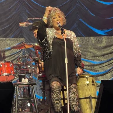 Sisters Ann and Nancy Wilson, the central members of the rock band Heart.