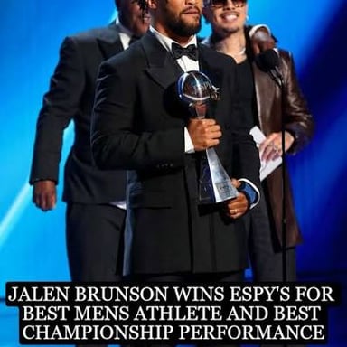 A televised ESPYS awards stage, representing ESPN’s annual celebration of sports achievements.