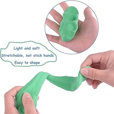 Hands pressing soft clay into a flattened shape