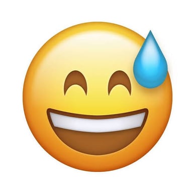 Examples of emoji faces, including designs with no nose and some with a nose.