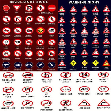 A large, clearly visible warning sign