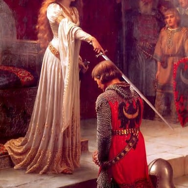 A ceremonial knighthood, in which a person receives the title of Sir.