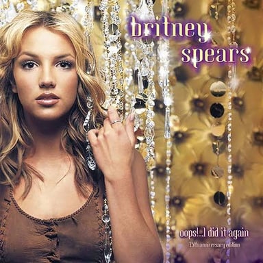 Cover artwork associated with Britney Spears’s song “Oops!... I Did It Again.”