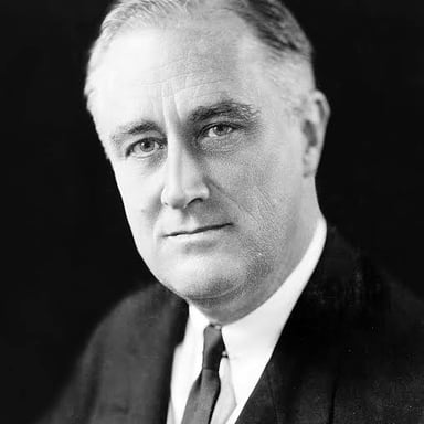 An official portrait of Franklin D. Roosevelt