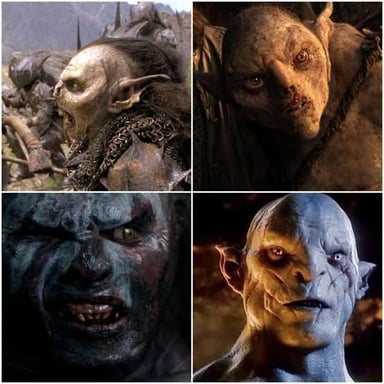 An orc character from a Lord of the Rings adaptation.